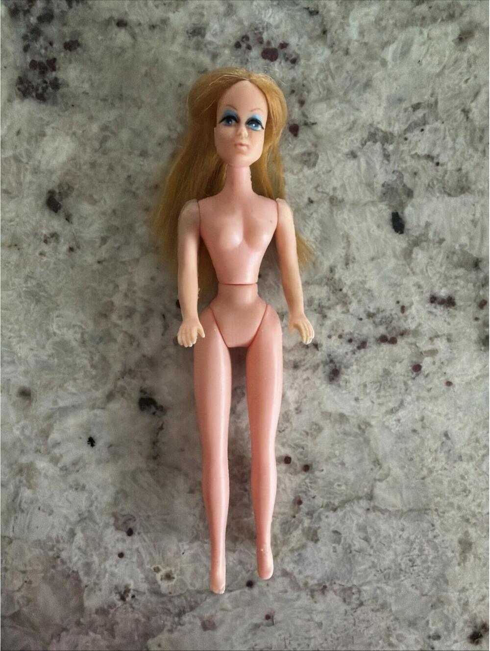 Vintage 1970 MEGO MADELINE DOLL Without Clothes 6inch